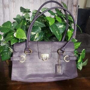 LORD & TAYLOR - Leather Shoulder Bag
